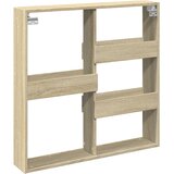  Zidni ormarić boja hrasta sonome 80x15x80 cm konstruirano drvo | shoptok.hr
