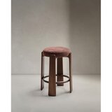 Kave Home Rjav/v temni naravni barvi barsko stol iz masivnega jesena (višina sedeža 75 cm) Granite – | Shoptok.si