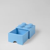 Lego Svetlomodra kvadratna škatla za shranjevanje LEGO® | Shoptok.si