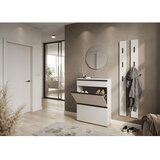 Germania Kremno bela omarica za čevlje 80x107x29 cm Baldone – | Shoptok.si