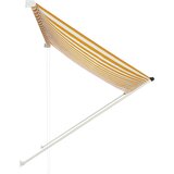 Tenda na uvlačenje 200 x 150 cm žuto-bijela | shoptok.hr