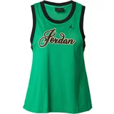 Jordan Športni top kit / travnato zelena / črna