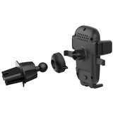Omega držač i bežični punjač za auto Puchmb, 10W, Crni Cene