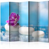  Paravan u 5 dijelova - Pink Orchid and white Zen Stones II [Room Dividers] 225x172 | shoptok.hr