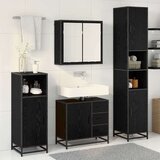 vidaXL set namještaja za kupaonicu 3 pcs crni hrast 65 x 33 x 60 cm | shoptok.hr