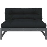  Srednja sofa sivi 120x80 cm od masivne borovine | shoptok.hr