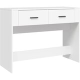 Maison Chic konzolna miza - miza ob steni bela 100x39x75 cm inženirski les, (21785792) Cene