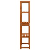 vidaXL rešetka s policama 55 x 30 x 140 cm od masivne jelovine | shoptok.hr