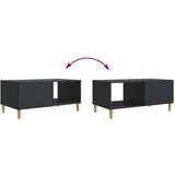  Stolić za kavu Crna 90 x 50 x 40 cm Konstruirano drvo - Crna | shoptok.hr