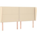 Maison Chic vzglavna omarica - nočna omarica - posteljna omarica z ušesi krem 183x23x118/128 cm blago, (21712778) Cene