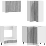  Kuhinjska jedinica LYON 8 pcs Siva Sonoma Konstruirano drvo | shoptok.hr