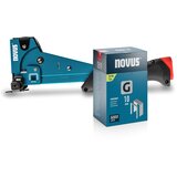 Novus kladivni spenjalnik tools J-055 set + 5000 ploščatih žičnih sponk - profesionalni udarni spenjalnik za neprekinjeno uporabo - dolžina sponk 6 - 14 mm tools 030-0466 udarni spenj, (21507315) | Shoptok.si
