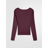 Sinsay Bluza s dugim rukavima i čipkom na dekolteu | shoptok.hr