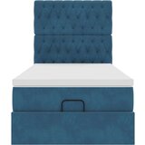  Okvir kreveta s madracima tamnoplavi 100x200cm baršunasti | shoptok.hr