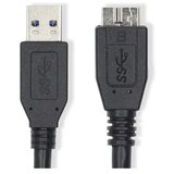  USB 3.2 Gen 1 kabel A muski micro B muski 1m crni Nedis | Eponuda.ba