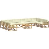  Set vanjskih sofa 11 kom. Bijela i krem | shoptok.hr