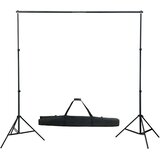  Komplet fotografske opreme sa svjetlima softbox i pozadinom Crna 300 x 300 cm | shoptok.hr