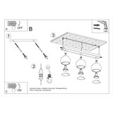  Sollux SL.0445 - Plafonsko spot svetlo OCULARE 3xGU10/10W/230V | Eponuda.com