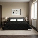  Ljetni pokrivač Crna 200 x 240 cm Mikrofibra i teddy flis | shoptok.hr