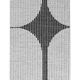 NORTHRUGS Crno-bijeli okrugao unutarnji i vanjski tepih ø 160 cm Duet Bowen – | shoptok.hr