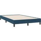 Box Spring krevet bez madracem tamnoplavi 120x220 cm samt | shoptok.hr
