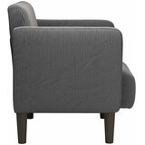 SOFA fotelja s naslonima za ruke tamno siva 54 cm | Eponuda.com