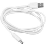  Podatkovni data kabel - računalniški polnilec - USB Type-C - 2m - beli Cene
