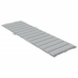  Jastuk za ležaljku prošarani svjetlosivi 200x50x4 cm od tkanine | shoptok.hr