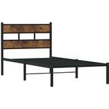 Metalni okvir kreveta bez madraca boja hrasta 90x200 cm | shoptok.hr