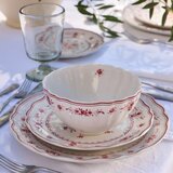 Costa Nova Rdeča/bela skledica za juho iz kamenine 770 ml Vila – | Shoptok.si