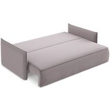 Makamii Svetlo vijolična žametna raztegljiva/s prostorom za shranjevanje sedežna garnitura 225 cm Hula – | Shoptok.si