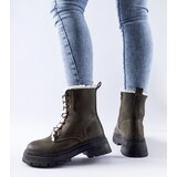 Gemre Green insulated hiking boots Tadasuni | Shoptok.si