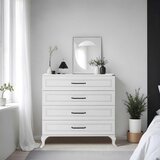 Hanah home Komoda Sfn-1004-Dd-1, 90x89x45 cm, Bela | ePonuda.com