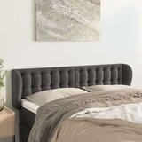  Uzglavlje s ušima tamnosivo 147x23x78/88 cm baršunasto Cijene