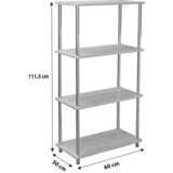 Möbelix Regal Timilli 2, Barva Hrasta | Shoptok.si