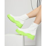 Resti White-green women's flat-heeled boots Seritis - Footwear | ePonuda.com