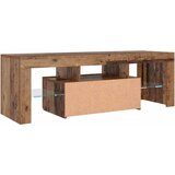 TV ormarić LED boja drva 120 x 36,5 x 40 cm konstruirano drvo | Eponuda.com