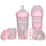 steklenička anti-colic pro double pastel pink