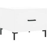  Stolić za kavu bijeli 50 x 50 x 40 cm od konstruiranog drva | shoptok.hr