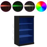  LED komoda Crni hrast 60,5 x 37 x 100 cm Konstruirano drvo | Eponuda.ba