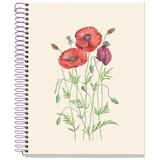 MiquelRius Kolegij blok A5 90g 80L spiralni crte Entredos Papaver Rhoedas MR4506 Cijene