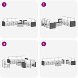  Setovi sofa 8 kom. Čvrsto drvo akacije | shoptok.hr