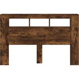  LED uzglavlje boja dimljenog hrasta 160 x 18,5 x 103,5 cm | Eponuda.ba