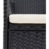  5-dijelni vrtni blagovaonski set crni | shoptok.hr