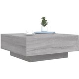  Stolić za kavu boja hrasta 80x80x31 cm od konstruiranog drva | Shoptok.si
