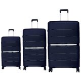Hoffmanns 3-dijelni set kofera od polipropilena plava | shoptok.hr