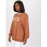FANCY Sweatshirt-FA-BL-7636.46P-light brown | Shoptok.si
