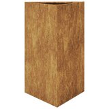 vidaXL Vrtna sadilica trokutasta 50 x 43 x 75 cm od čelika COR-TEN | shoptok.hr