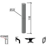 Dabel šarka bravarska za vrata SP3 Ne fi22xx110/13,8x25mm DP1 Cene