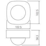 Gtv senzor pokreta IR, stropni 360°, bijeli | shoptok.hr